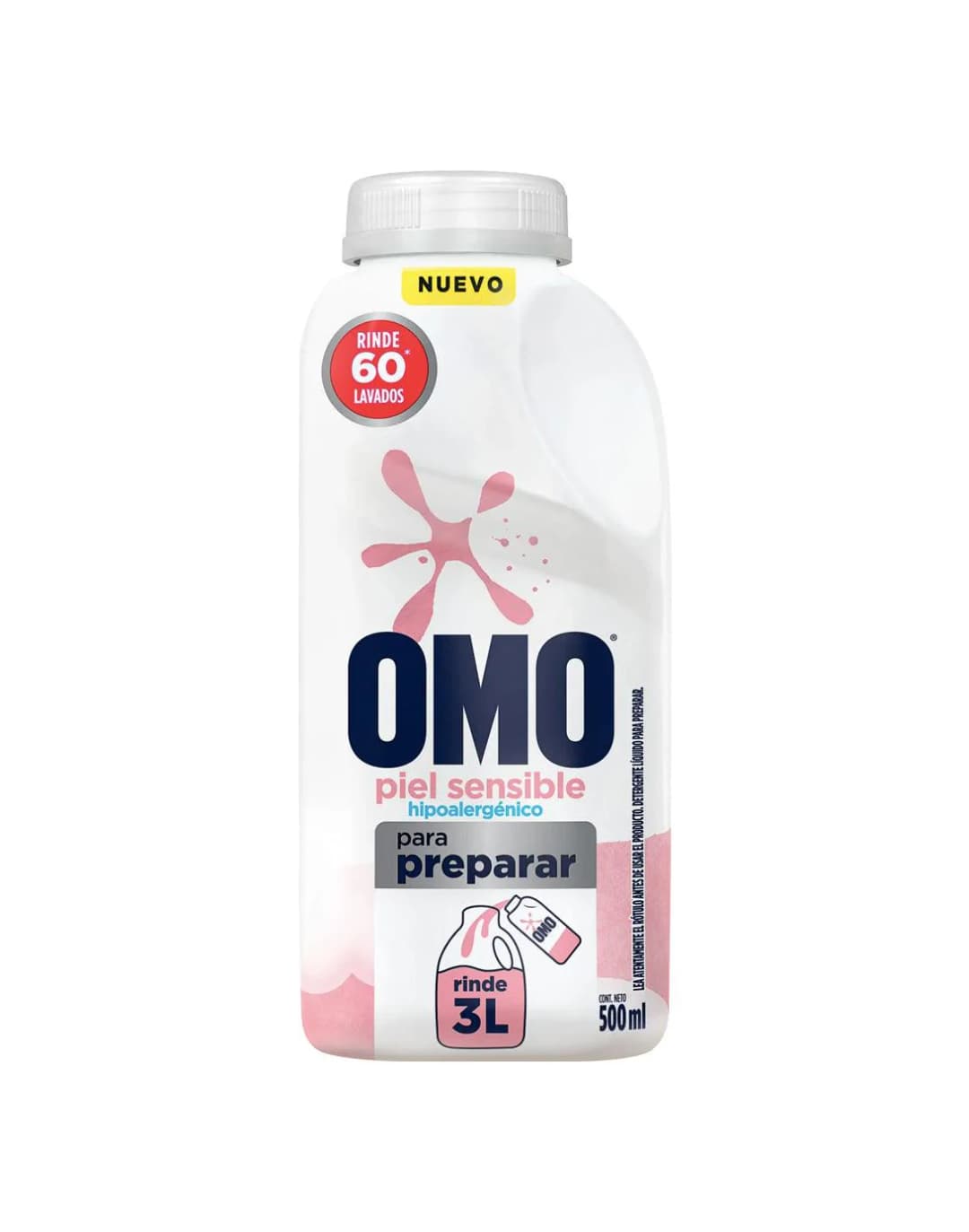 DETERGENTE OMO PARA DILUIR PIEL SENSIBLE 500 ML
