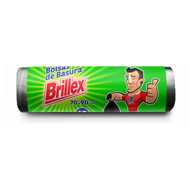 Bolsas de basura Brillex 70x90 10un