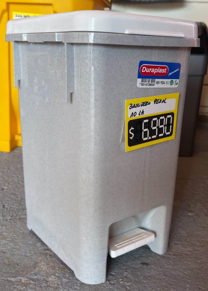 BASURERO PEDAL 10L