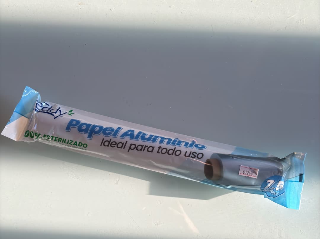 PAPEL ALUMINIO 7,5 MTS TEDDY