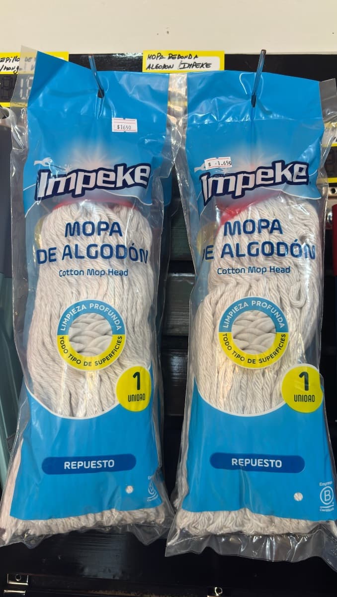 MOPA REDONDA ALGODON IMPEKE