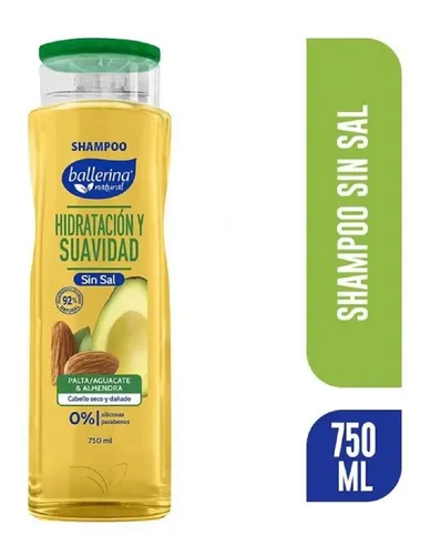 SHAMPOO BALLERINA HIDRATACION Y SUAVIDAD PALTA 750 ML BOTELLA